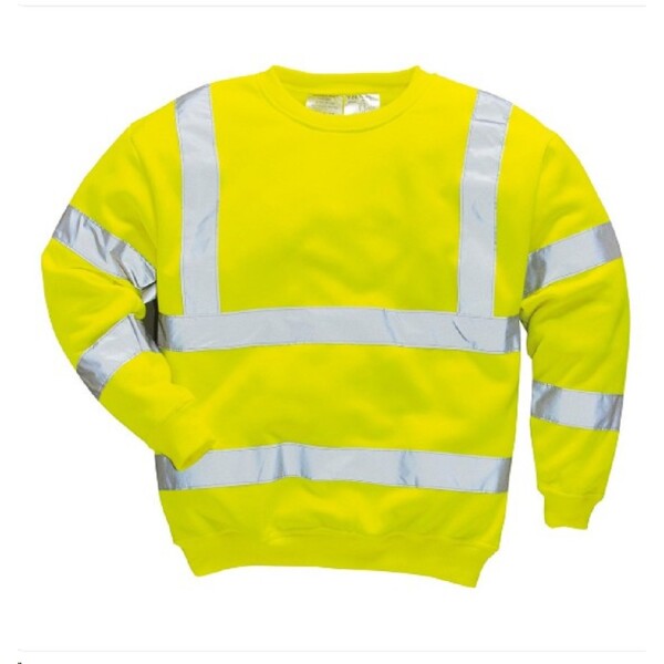 Mikina HI-VIS B303 pánská reflexní žlutá XL žlutá