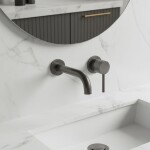 REA - Podomítková umyvadlová baterie LUNGO Titan + BOX REA-B6383