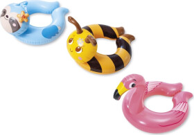 Kruh nafukovací zvířátko cca 66x55cm 3 druhy v sáčku 3-6 let - Alltoys Intex