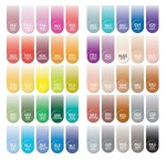 Chameleon CHAMELEON, CT0501, Color Tones, 5 Pen set, stínovací popisovače, 5 ks, Pastel tones 1539011