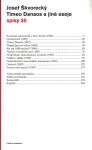 Timeo Danaos a jiné eseje (spisy - svazek 30) - Josef Škvorecký