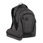 Studentský batohový 3-dílný set Bagmaster BAG 25 A ŠEDÝ (batoh,pouzdro)