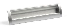Tulip Nábytková úchytka zápustná Nave rozteč: 160mm hliník (225014)