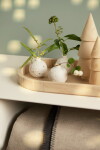 Räder Porcelánová vánoční váza Bulb – set 3 ks, bílá barva, porcelán
