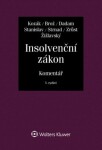 Insolvenční zákon - Komentář - Jan Kozák