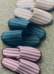 HAY Domácí pantofle Waffle Petrol Blue – Uni, modrá barva, textil