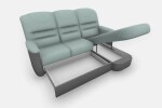 FAGUS Sedací souprava Agáta rohová - AKČNÍ VARIANTA PROVEDENÍ: 2-gauč (A2U bez rozkladu) + relax.prvek ARX - kateg.látky 0