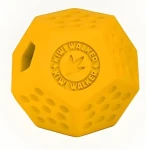 Kiwi Walker DODECABALL MINI oranžová / Gumová hračka pro psy / s otvorem na pamlsky / 7 cm (RUB-851)