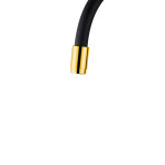 INVENA - Dřezová baterie Ligaria s elastickým výtokem, zlatá BZ-39-009-L