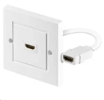 MicroConnect nástěnná zásuvka HDMI (F) - HDMI (F) bílá (HDMWALL1)