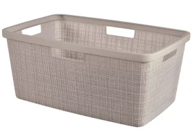 Curver Jute taupe / Koš na prádlo / 46 l (263718)