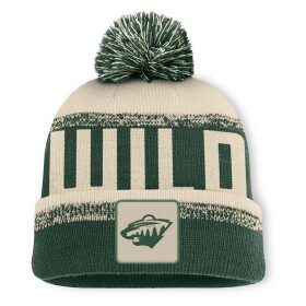 Fanatics Pánská zimní čepice Minnesota Wild NHL Thrive Cuffed Pom Beanie