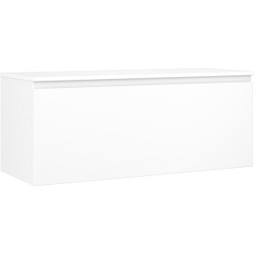 MEXEN/S - Orio koupelnová skříňka pod umyvadlo 120 cm s deskou, 1 šuplík, bílá mat 91A10-12047-1-BFC01
