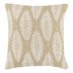 Chic Antique Bavlněný povlak na polštář Tropical Leaf 50 × 50 cm, béžová barva, textil