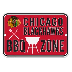 Mustang Cedule Chicago Blackhawks NHL 10" x 15" BBQ Zone