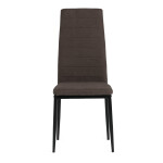 Jídelní židle, hnědá, látka, DCL-V5031 BR2