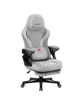 Huzaro Force 4.6 šedá / Herní židle / nastavitelná / nosnost až 130 kg / látka (HZ-FORCE 4.6 GREY)