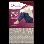 Dámské zimní legíny RELAX & GO CUDDLE LEGGINGS - BELLINDA - šedá M