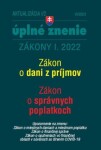 Aktualizácia I/2 2022 daňové účtovné zákony