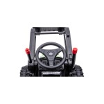 Mamido Dětský elektrický traktor s lopatou zelený