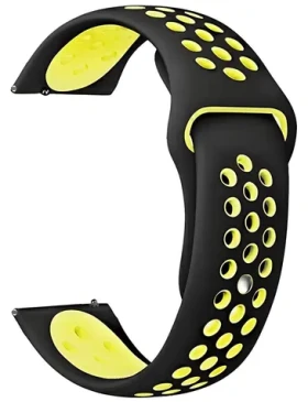 Beline Sport Silicone černo-žlutý / Řemínek pro smartwatch / 20mm / silikon