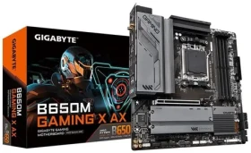 GIGABYTE B650M GAMING X AX / AMD B650 / DDR5 / SATA III RAID / USB / GLAN / M.2 / sc.AM5 / Wi-Fi / m-ATX (B650M GAMING X AX)