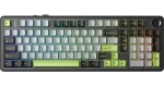 Aula F99 Pro GrayWood V3 černá / Mechanická herní klávesnice / RGB / drátová i bezdrátová / USB-C (AUF99P-BGG-GW)