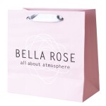 Bella Rose Dárková taška Bella Rose, růžová barva, papír