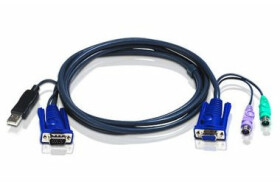 ATEN KVM sdružený kabel k CS-82A / 84A / 138A / 88A / USB na PS2 / 2m (2L-5502UP)
