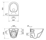 CERSANIT - Set C15 AQUA 50 PNEU QF WHB CITY OVAL CO DUR SC EO S701-795