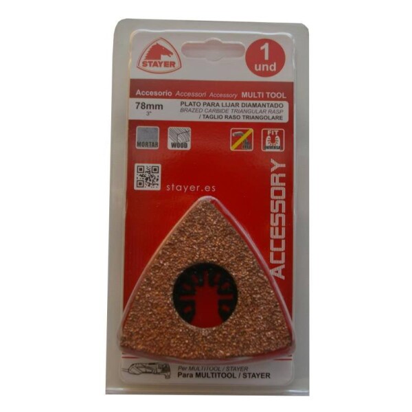 Deska brusná diamantová k MULTI, 78 x 78 x 78 mm, STAYER