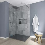 IDEAL STANDARD - Connect 2 Sprchová stěna Wetroom 800 mm, silver bright/čiré sklo K9376EO