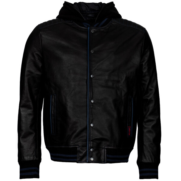 Pánská Kožená Bunda Blue Pearl Brixton Černá Velikost: 6XL