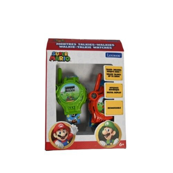 Lexibook hodinky Super Mario s vysílačkou s dosahem 200 m - Alltoys Lexibook