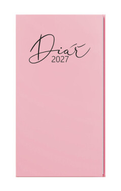 Týdenní diář 2027 Jakub Pastel kapesní růžová