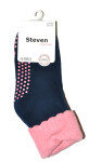 Dámské ponožky Steven ABS art.126 šedobéžová 35-37