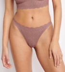 Dámská tanga ZERO Feel Bliss String - BROWN - sv. hnědé 1141 - SLOGGI BROWN S