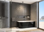 Aquatek - Volně stojící akrylátová vana INDIANAPOLIS BLACK 170x80 , varianta pravá INDIANAPOLISBLACK170-12