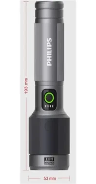 Philips LED svítilna USB-C / Svítilna / 30 W / 1450 lm / 2200 mAh (Phil-SFL5141/10)