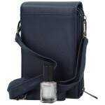 Stylová dámská koženková crossbody kapsa Gabrisa, tmavě modrá