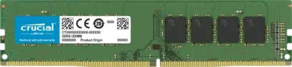 Crucial 8GB (1x8GB) 3200 MHz / DDR4 / DIMM / CL19 / Non-ECC / 1.2V (CT8G4DFRA32AT)