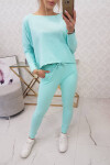 Set s oversized halenkou mint UNI