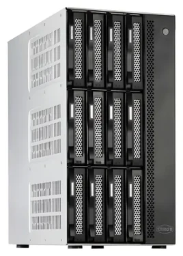 TerraMaster T12-500 Pro / NAS / Mini Tower / 12x SATA HDD/SSD / Intel Core i7-1255U / 16GB DDR5 / 2x 10GbE / Diskless (T12-500 PRO)