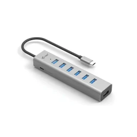 I-tec USB-C Metal Charging HUB 7 Port / USB hub / USB 3.2 / 7x USB-A / nabíjení 7,5 W (C31HUBMETAL703)