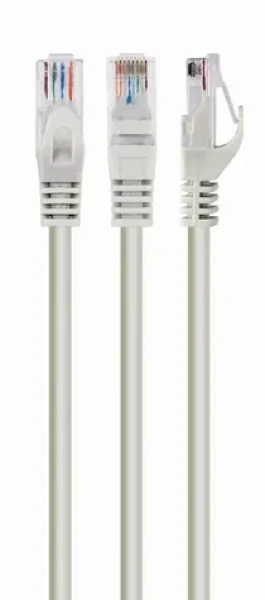 Gembird PP6U-15M CAT6 UTP 15m šedá / Patch kabel / 8P8C (PP6U-15M)