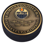 Mustang Puk Edmonton Oilers NHL Stanley Cup Years Gold Medallion