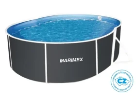 Marimex Orlando Premium DL Graphit / Bazén / 3,66x5,48 m / hloubka 1,2 m / bez příslušenství