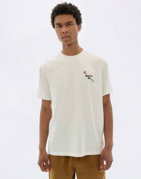 Tričko Thinking MU Flower TM Zach Tee WHITE