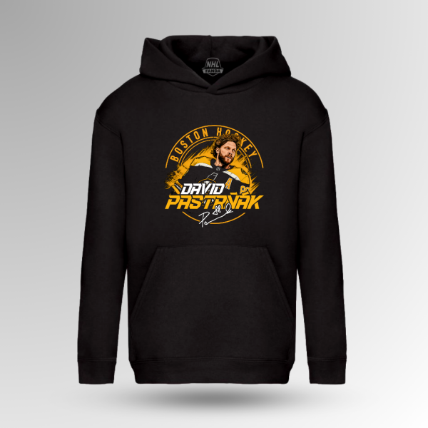 FansArena Dětská mikina David Pastrňák #88 Boston Hockey Town Exclusive Collection (Boston Bruins NHL) Velikost: Dětské L 10 - 130 - 140