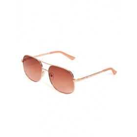 GUESS brýle Rose Gold-Tone Metal Navigator Sunglasses Oranžová